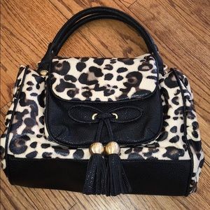Christian Audigier cheetah handbag